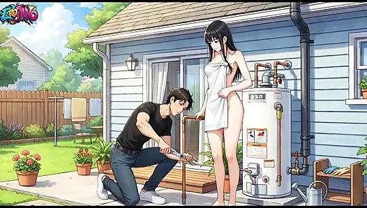 Kız Arkadaşımın Kız Kardeşiyle (19) Hentai Anime Izlerken Onunla Yattım