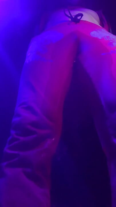 Pissing in red sport clothes - mmm my panties and pants all wet