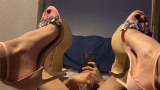 Cumming in my first pair of heels