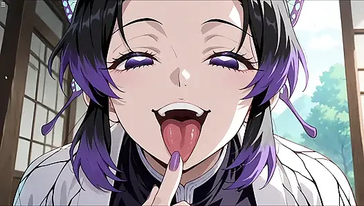 Хентай Hustle - трахаю красивый Shinobu Demon Slayer