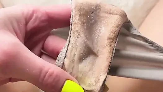 These Panties Are Full of Pussy Cream! Watch How Juicy and Delicious Her...