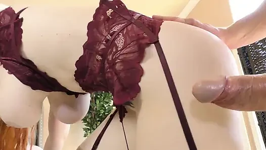 Unfaithful Redhead Lauren Phillips Can't Resist a Big Hard Cock