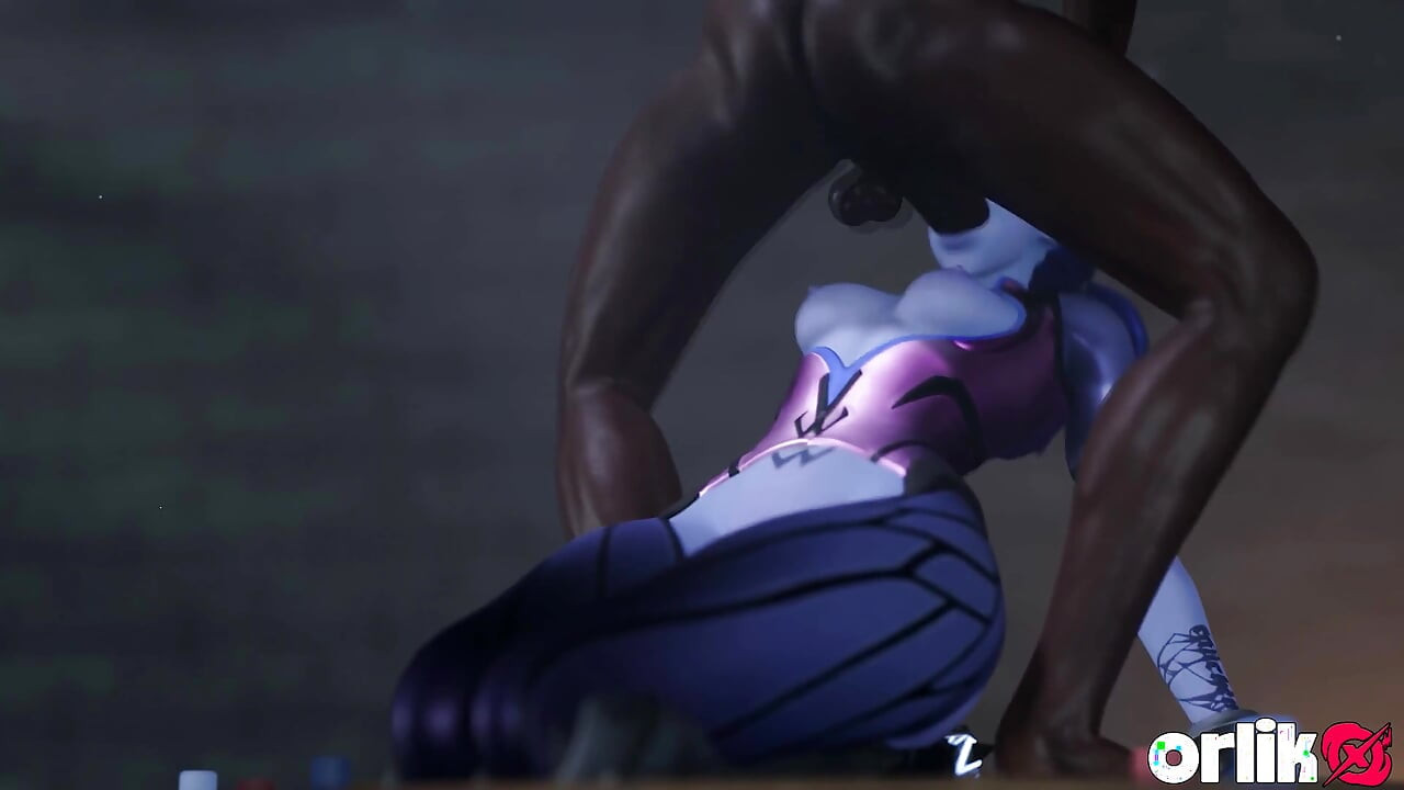 Widowmaker - el primer trabajo de secretaria termina con el jefe bbc anal - overwatch 3d porno