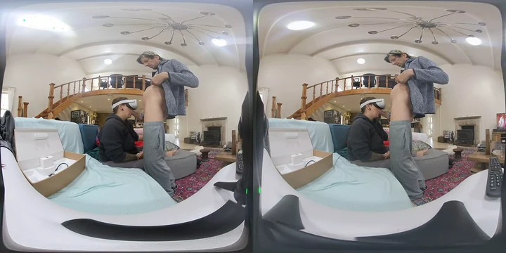 VR минет в очке
