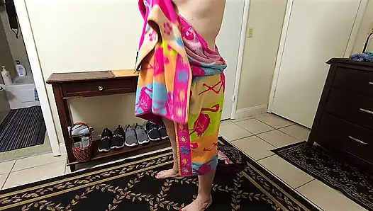 Cum and Watch Me Take My Shower, Showing Close Ups of My Phat Meaty Pussy and Thick Fat Ass