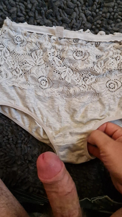 I play with my mother-in-law's panties.