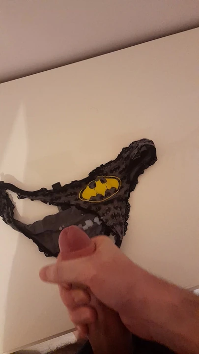 Dirty panties batman full of cum