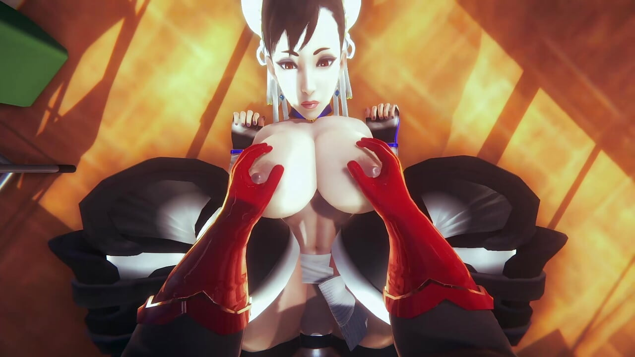 ΧΟΝΤΡΌΣ CHUN-LI ΓΑΜΆΕΙ ΜΕΓΆΛΟ ΜΑΎΡΟ ΠΟΎΤΣΟ