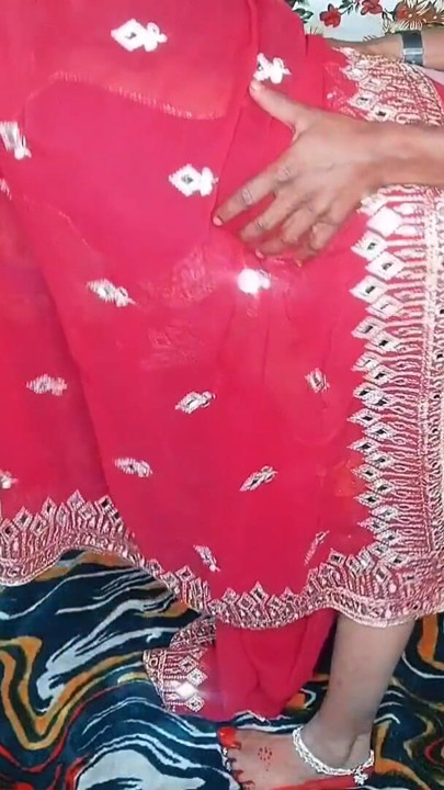 Sex with stepmother's younger sister, lifting the red saree and secretly going to the village for a wedding with… | Clip 1