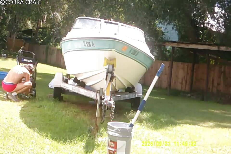 9-21-26 COBRA STARTS THE BOAT THE WHOLE TIME BIT CH ING THE LADY NEXT DOOR IS A HI IQ MORON AND THE LOVE BUGS.