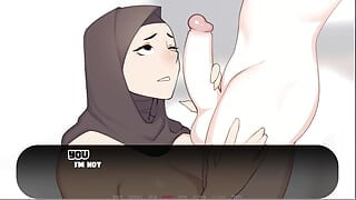 Hijab milf ao lado - até onde ela vai?