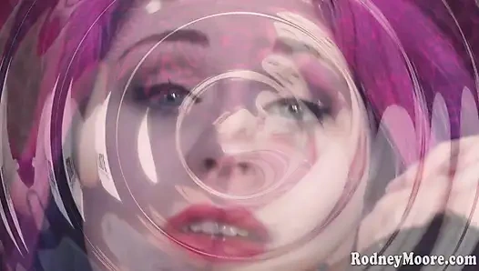 Cute hairy plumper gets her ass and hairy muff pumped