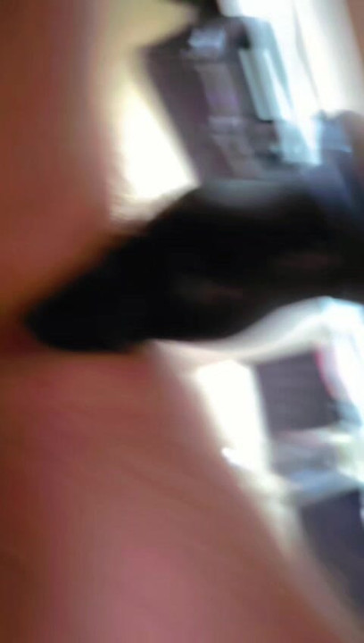 Enjoying a dildo