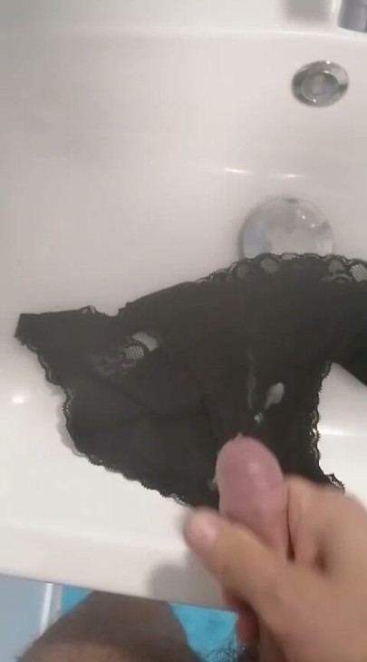 Cum on dirty pantie