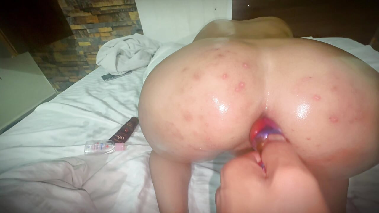 секс-игрушкой, секс с задней стороны