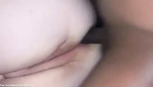 British BBW Deep anal pounding screaming orgasms creampie back of my car