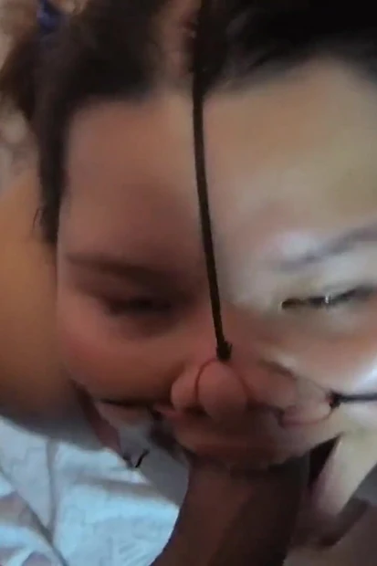 I Fuck Her Beautiful Face, I Cum Inside Her Nostrils and the Cum Comes Out of Her Mouth