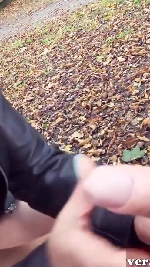 Mature dark haired German granny picked up for a pov fuck outdoors | Clip 1