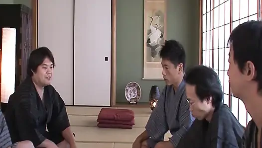 Asian in Lingerie Scene-2 Japanese Brunette Ai Aito Dressed as a Heisa Receives Bukkake