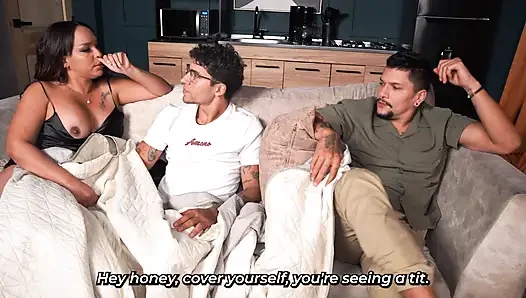 Stepson ends up having sex with his stepmother because his husband doesn't know how.