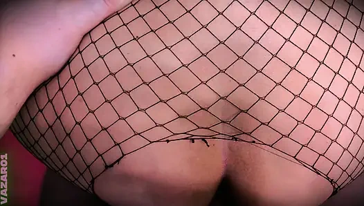 Natural Big Ass, Tights, and a Huge Cock in the Vagina Until the Cum