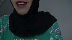 Dicke Titten, ägyptische arabische Cuckold-Ehefrau in London