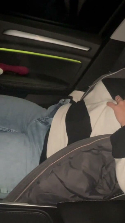 masturbation outdor in the car satisfyer clitoris spinning fingers moaning twitching trembling multiple orgasms | Clip 1