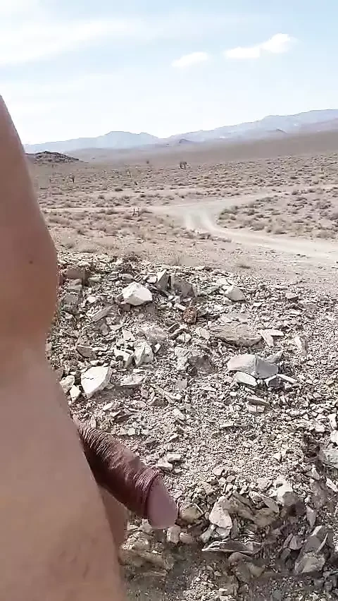 Nude in Public at Death Valley