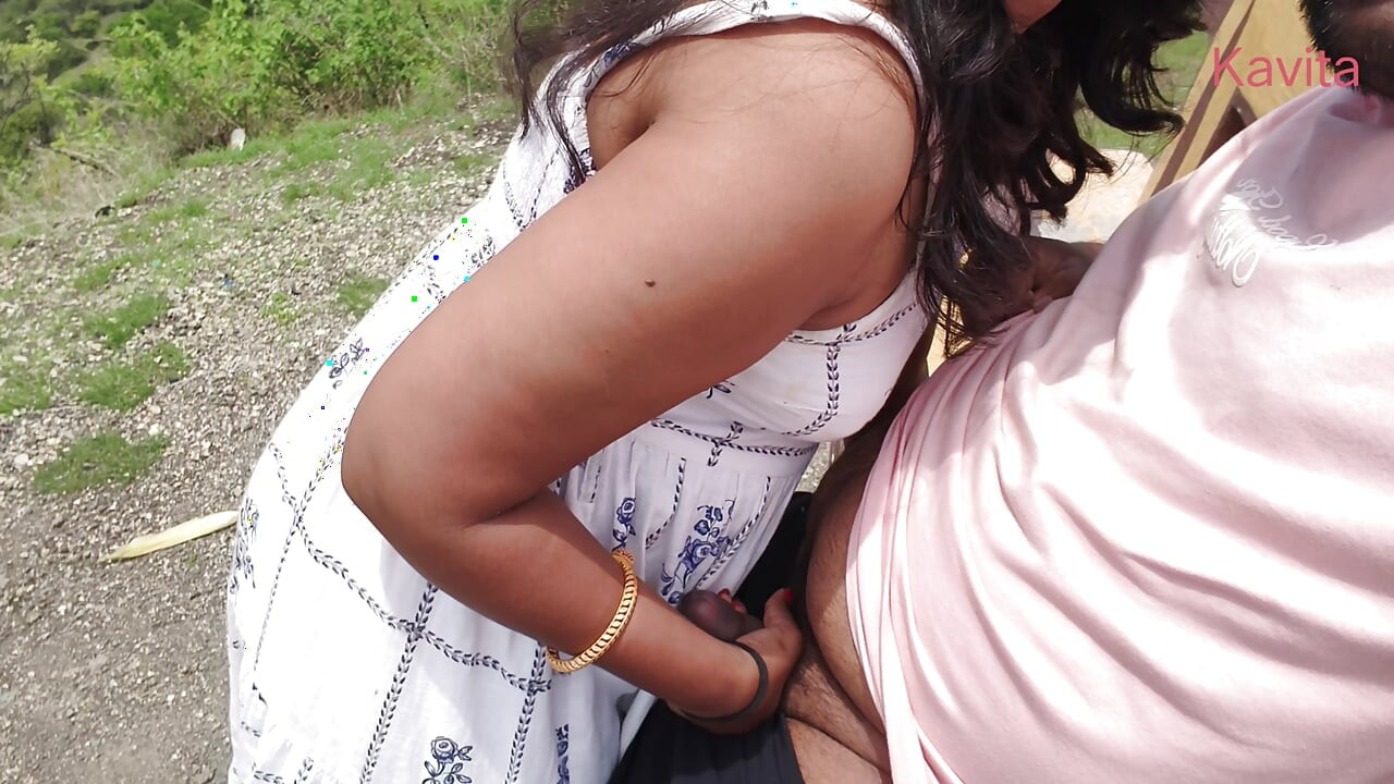 Desi Indian Marathi Kavita bhabhi ( Vahini ) cheating on husband with her lover in jungle