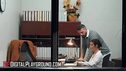 Digitalplayground - orta yaşlı seksi kadın alexis fawx sıkıcı rutinini erotik bir maceraya dönüştüren büyülü bir kitap keşfediyor