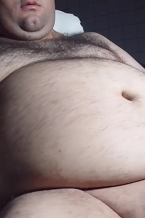 Znojni Debeli Čovjek Masturbira