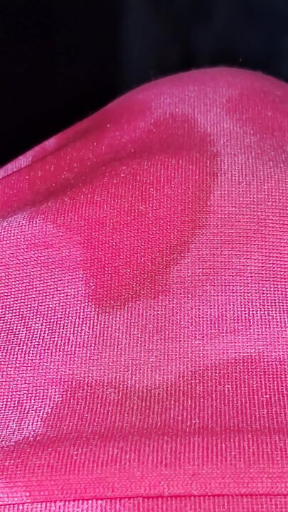 Bright pink panty pee