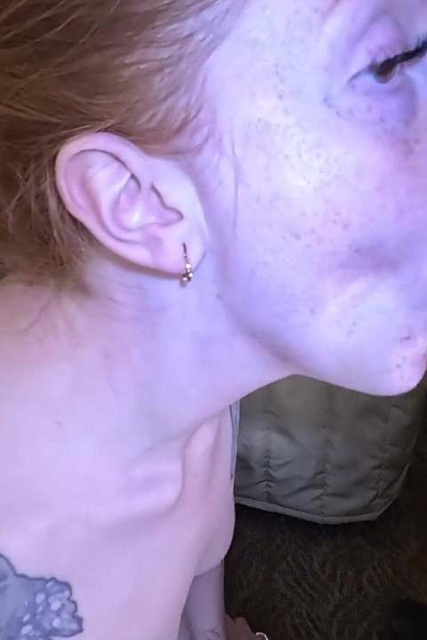 Valentines Day 1: First Time Cheating Housewife Deepthroats New Cock After Hearing Husband's Butt Dial