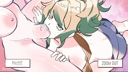 Sexy Tranny Gets a Blowjob Kisses! Blowjob, Transgender Female, Big White Cock, Hentai, Kissing