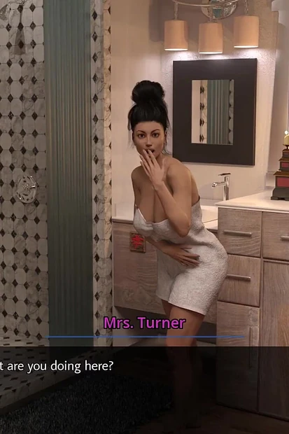 Dreams of Desires Scene 1 - Alex Watching His Landlady While She Taking Shower and Jerking
