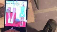 Cumtribute for Emily Wickersham and her feet