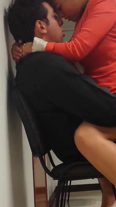 My secretary can't hold back and asks me for sex in the office. | Clip 1