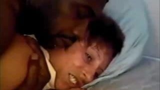 Husband filming his wife creampied by black stud