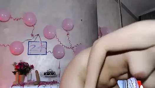 Birthday Spanks and Nipple Clamps