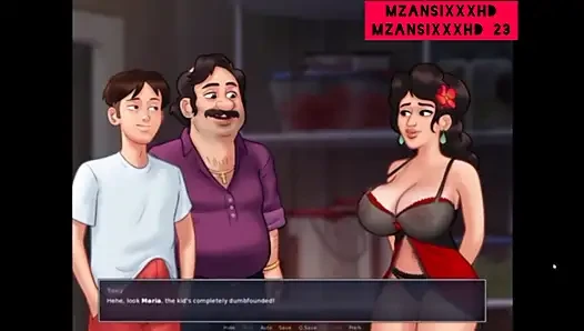 Italienischer cuckold-ehemann teilt ehefrau! (Summertime saga-gameplay)