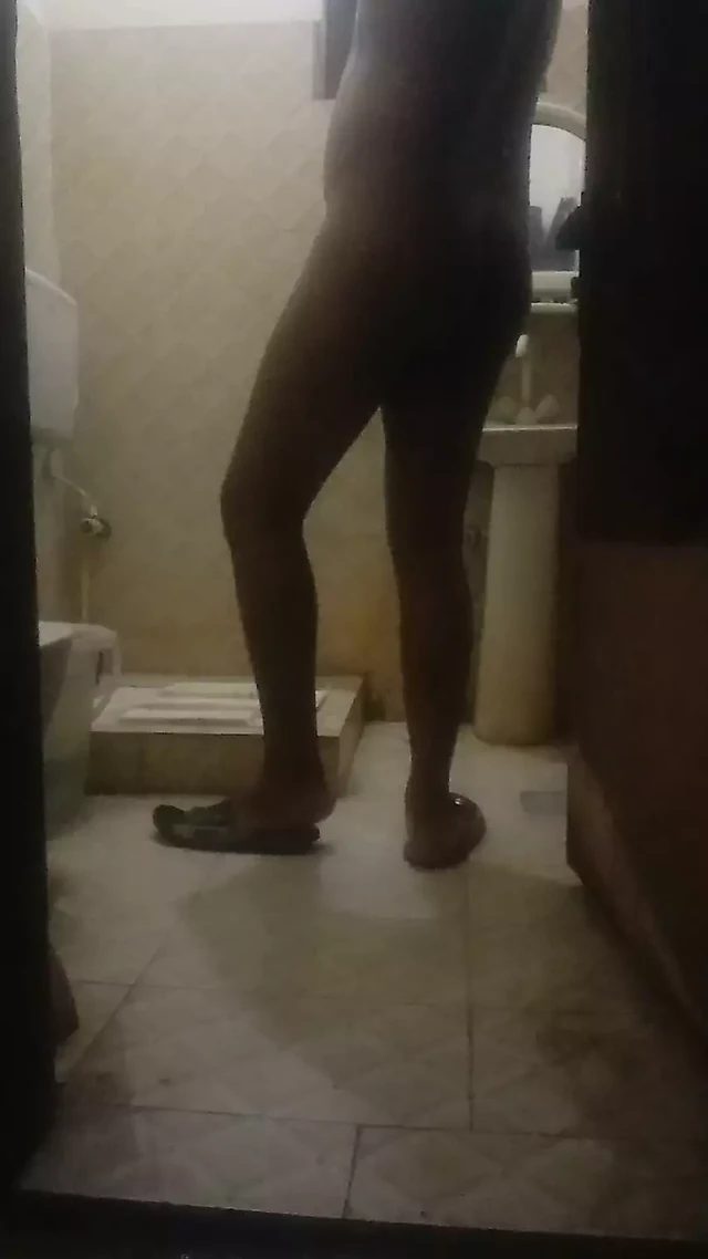 Indian Desi sexy gay boy shower in bathroom