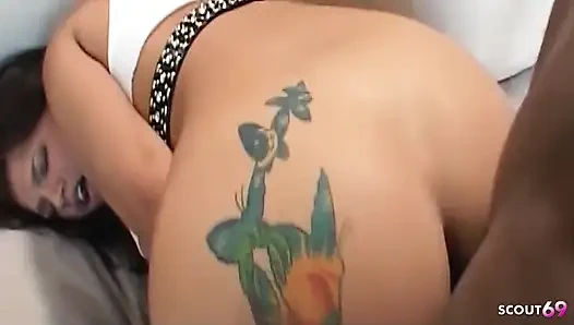 Sexy latina-teen mit dicken titten, Sommer Verona Wird von einem bbc in einem interracial gefickt