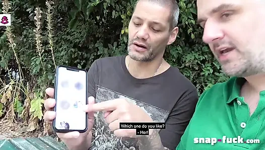 46 Minuten heiße Dreier aus Frankreich