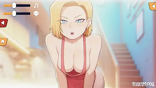 Android 18 Gears Deep – Der perfekte Blowjob von Android 18