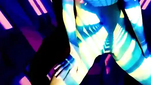 Naked disco girl