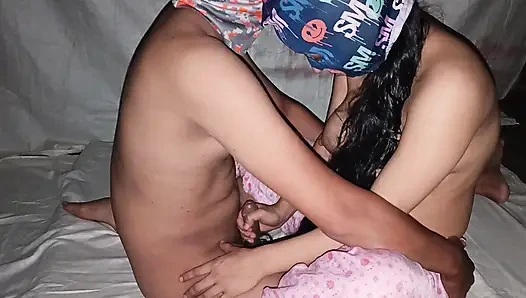 My Bhabhi will  Alone In The Room Today, Brother Is Not Home, So She Invite Me To Her Bed And Had Fun All Night.