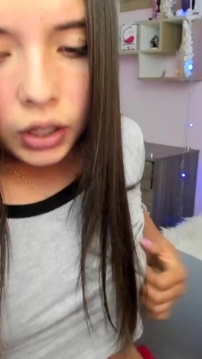 Beautiful Colombian teen is an aspiring porn star, she gets very horny behaving like a nympho whore for many men at the same tim | Clip 1