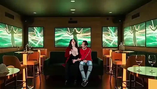 I masturbated a nightclub manager in the VIP room while my husband films