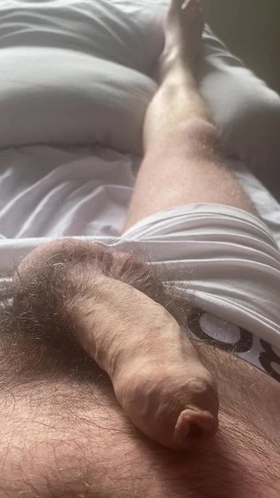 Uncut masterbation