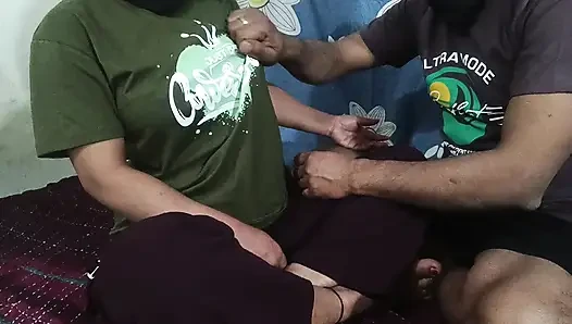 Student and teacher in private class